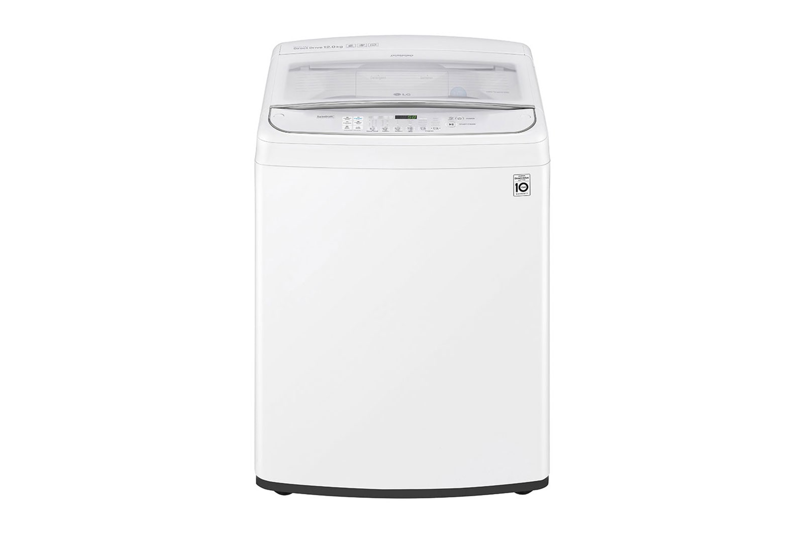 Front view of 12kg Top Load Washing Machine with TurboClean3D™ WTG1234WF