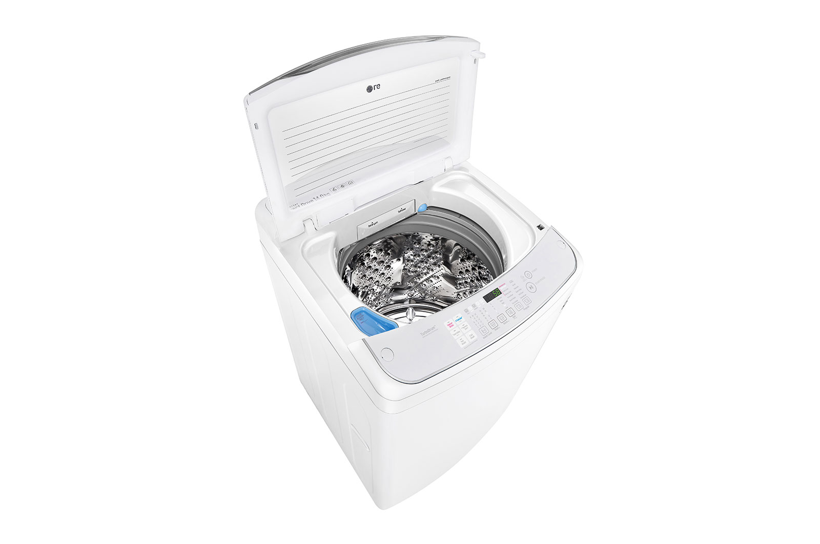 Lg 14kg top load washing machine with turboclean3d on sale
