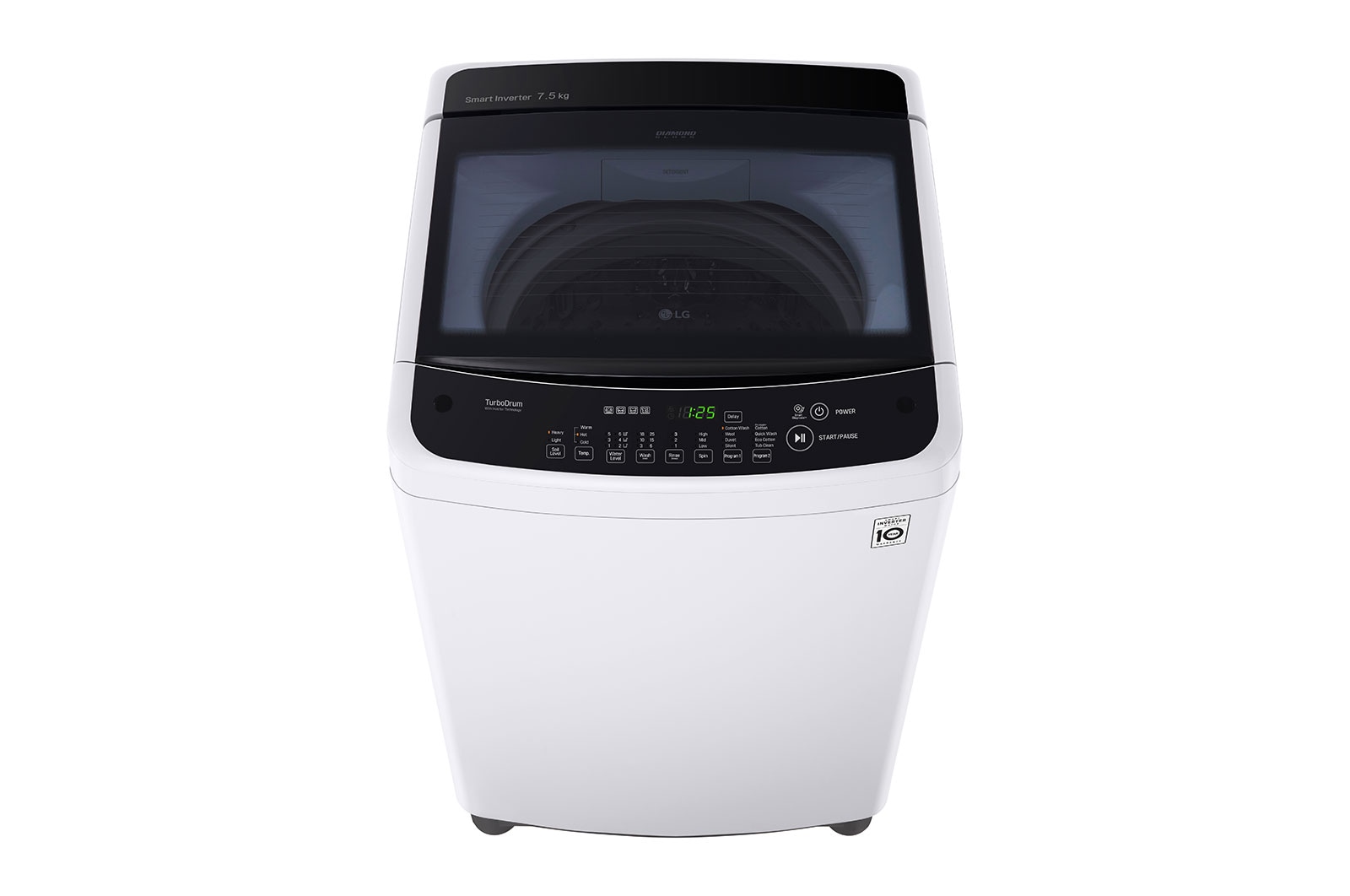 LG 8kg Top Load Washer - Smart Inverter, WTG8020W