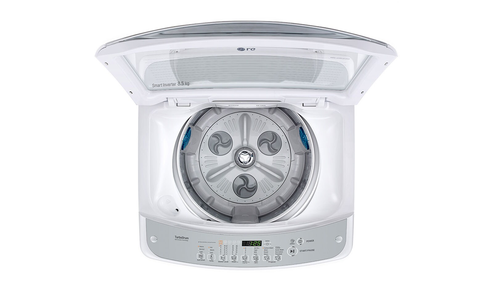 LG 8.5kg Top Load Washing Machine with Smart Inverter Control, WTG8520