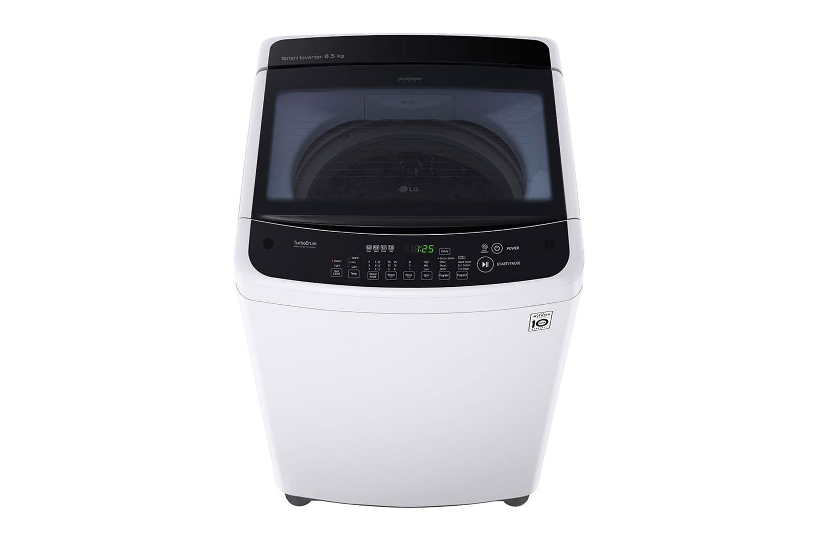 LG 8.5kg Top Load Washing Machine with Smart Inverter Control, WTG8521