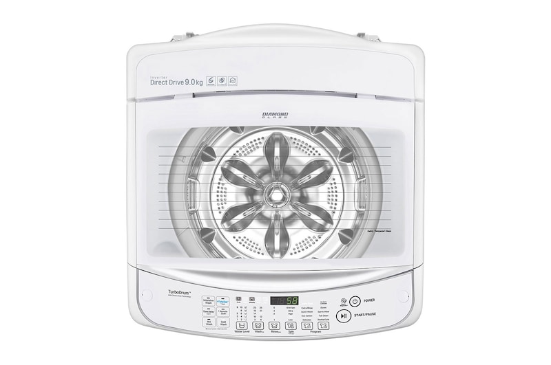 LG 9kg Top Load Washing Machine with TurboClean3D™, WTG9034WF