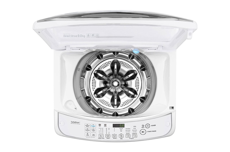LG 9kg Top Load Washing Machine with TurboClean3D™, WTG9034WF