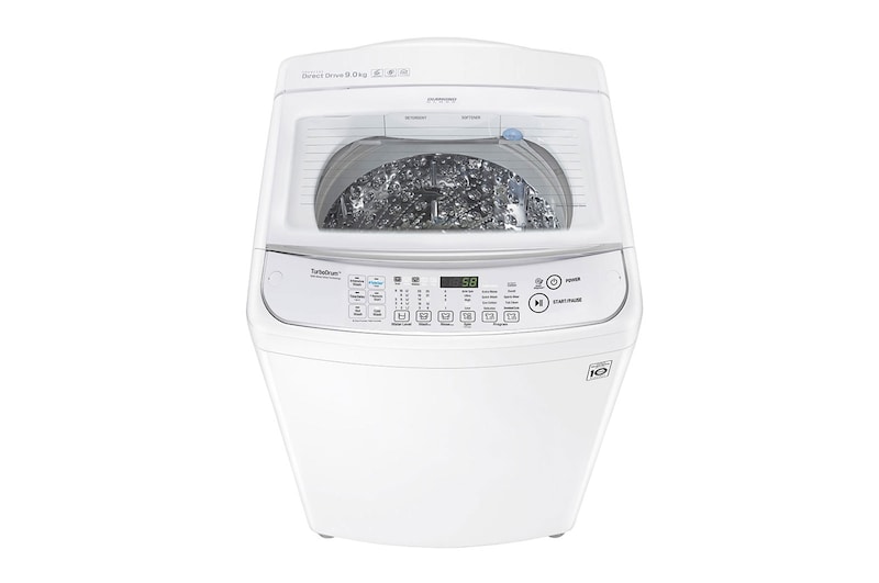 LG 9kg Top Load Washing Machine with TurboClean3D™, WTG9034WF