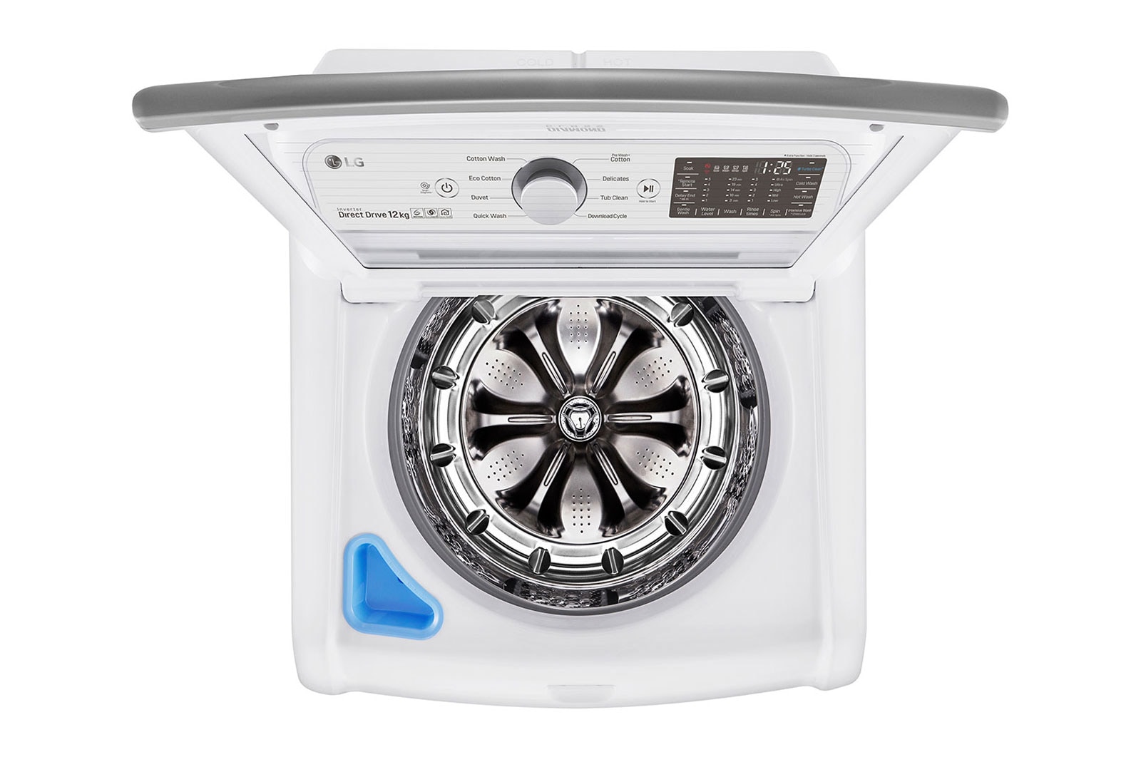 LG 12kg Top Load Washing Machine with TurboClean3D™, WTR1234WF