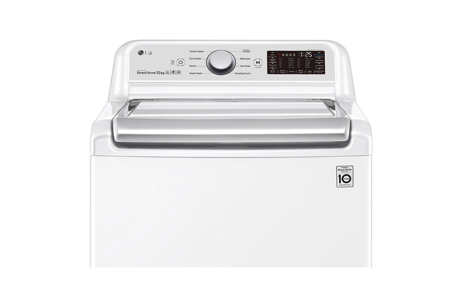 LG 12kg Top Load Washing Machine with TurboClean3D™, WTR1234WF