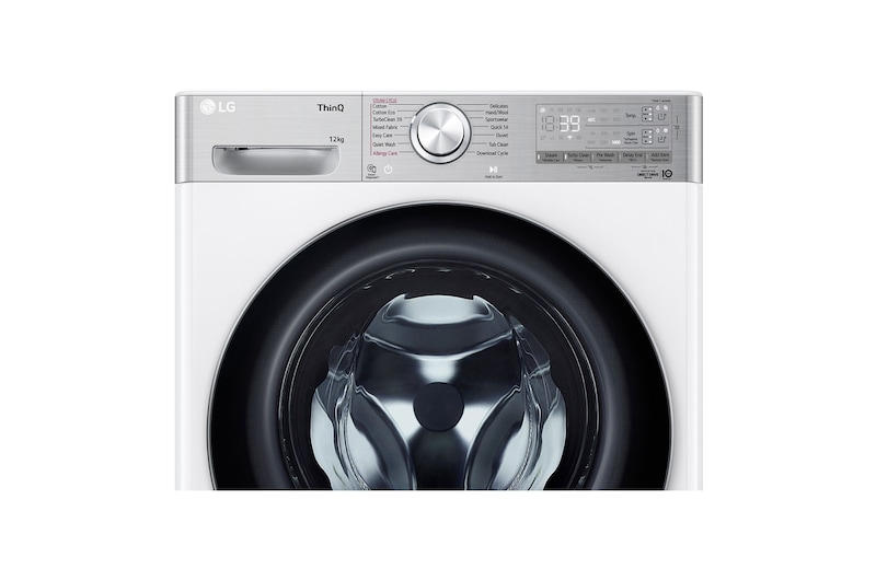 LG 12kg Series 10 Front Load Washing Machine with ezDispense®+ Turbo Clean 360®, WV10-1412W