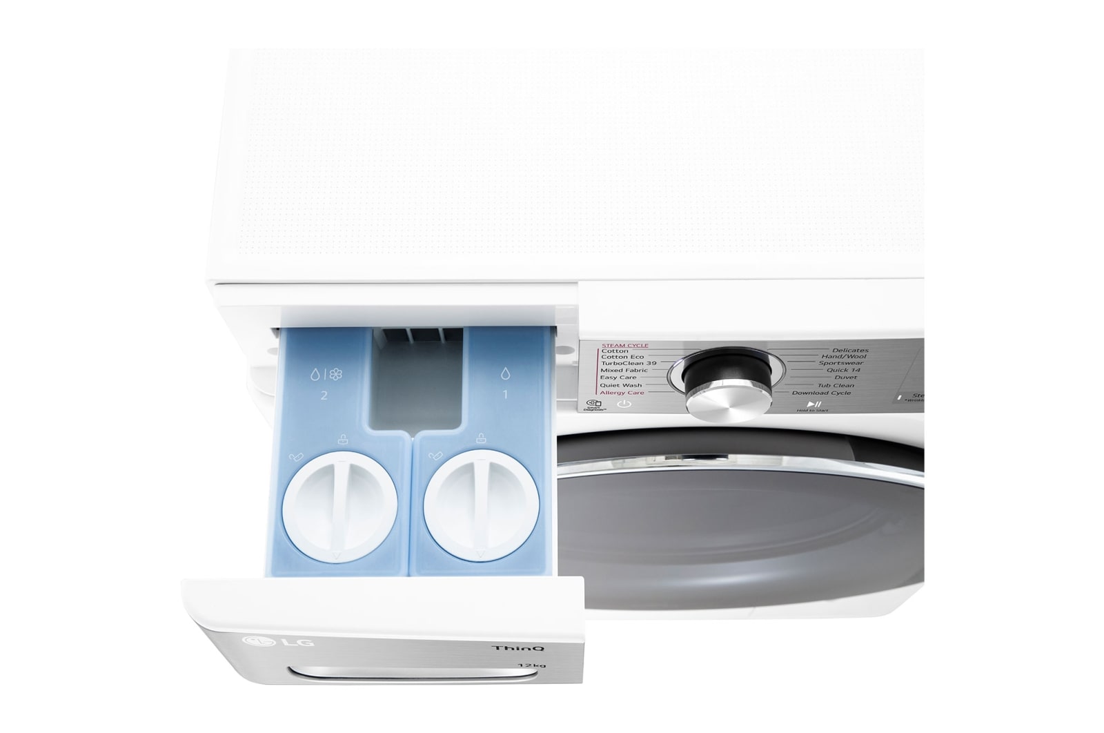 LG 12kg Series 10 Front Load Washing Machine with ezDispense<sup>®</sup> + Turbo Clean 360®, WV10-1412W