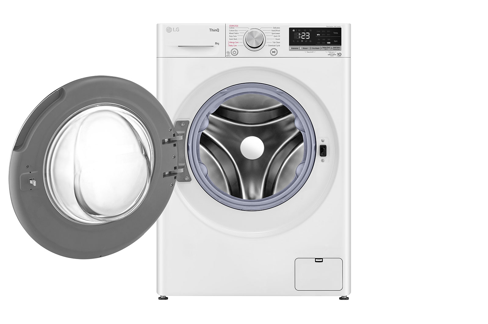 LG 8kg Series 5 Slim Front Load Washer - Steam, WV5-1208W