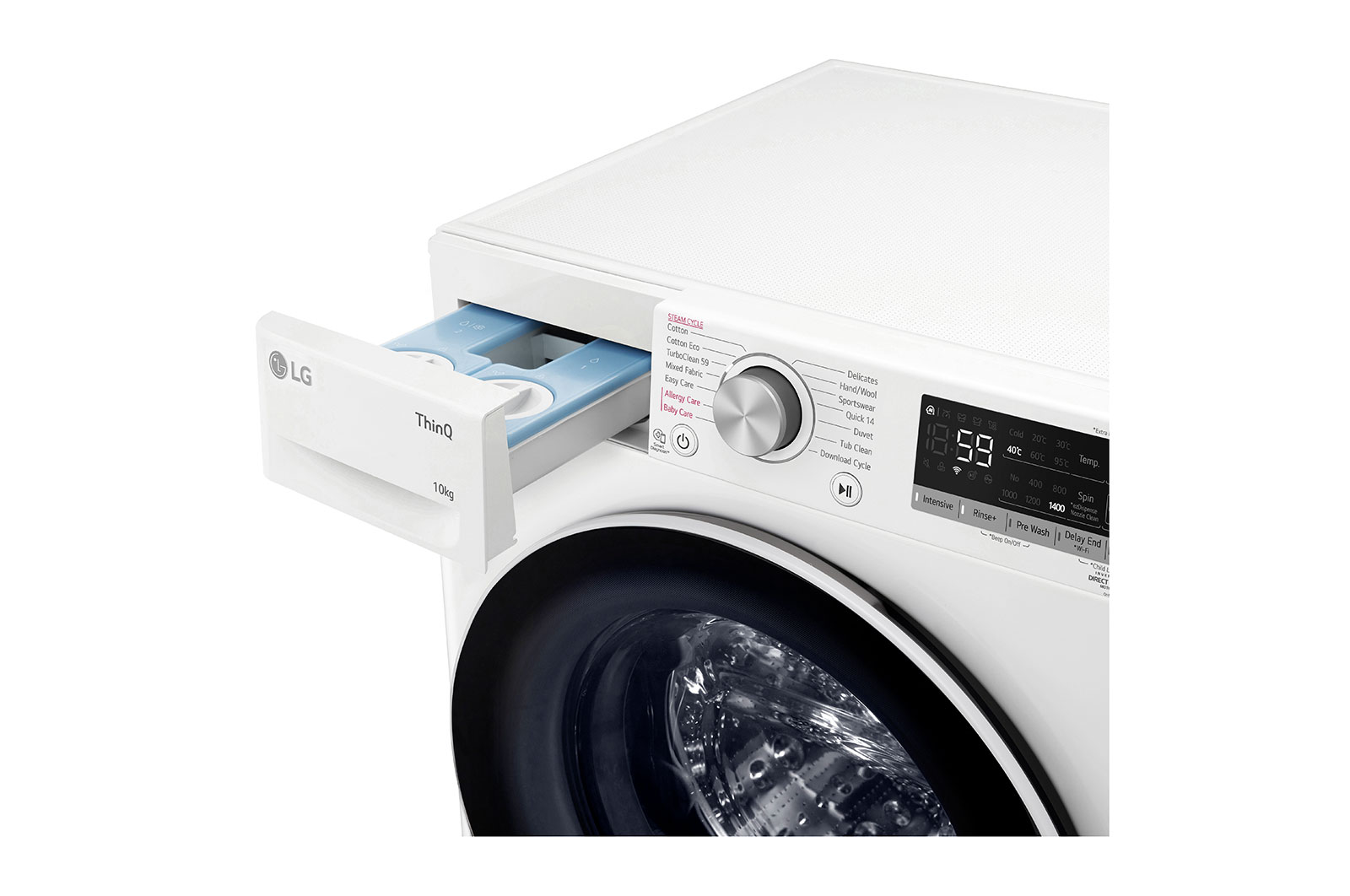 LG 10kg Series 6 Front Load Washing Machine with ezDispense®, WV6-1410W