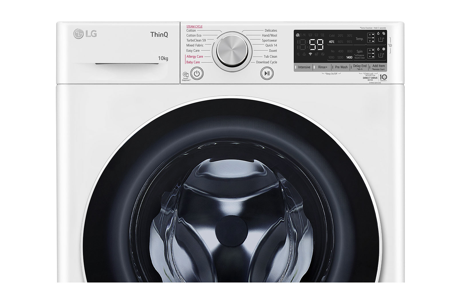LG 10kg Series 6 Front Load Washing Machine with ezDispense®, WV6-1410W
