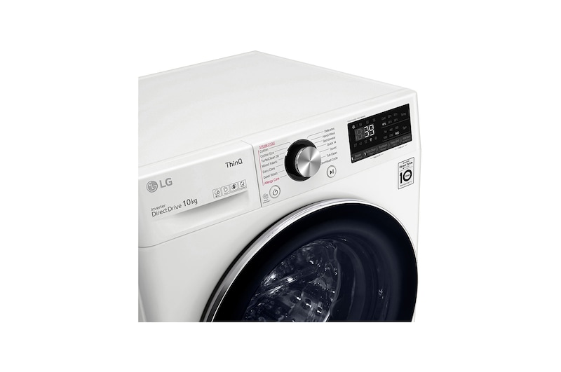 LG 10kg Front Load Washing Machine with Steam+, WV9-1410W