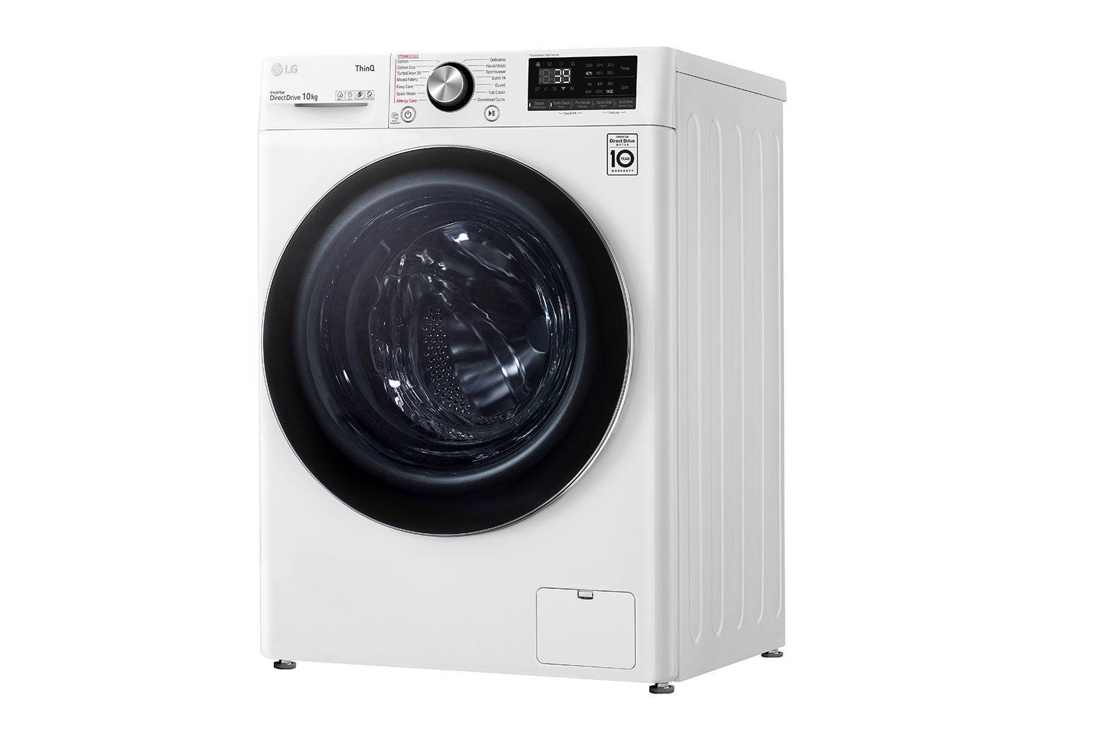 LG 10kg Front Load Washing Machine with Steam+, WV9-1410W