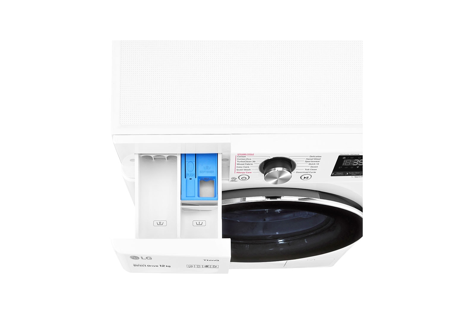 LG 12kg Front Load Washing Machine with Steam+, WV9-1412W