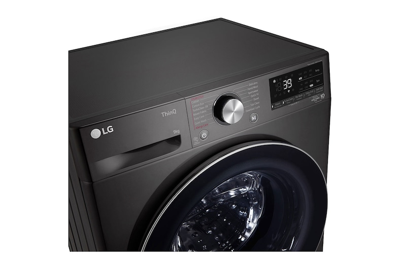 LG 9kg Series 9 Front Load Washer - 5 Star, wv9-1609b