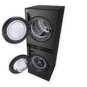 LG 12/9kg WashTower™ Stacked Washer Dryer Black, WWT-1209B