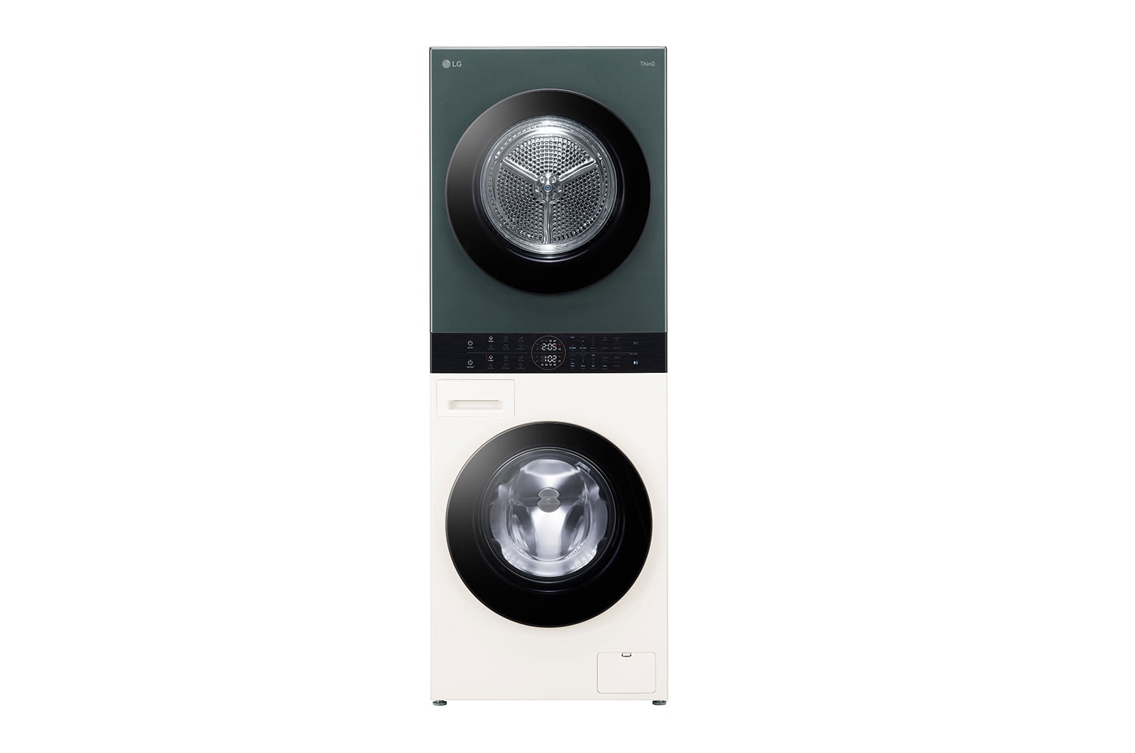 LG 12/9kg WashTower™ Stacked Washer Dryer Green/Beige, WWT-1209FGB