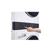 LG 17kg WashTower™ Stacked Washer Dryer White, WWT-1710W