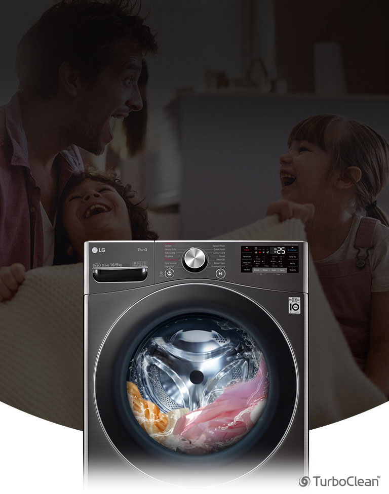 Lg washing machine 16kg front loader top