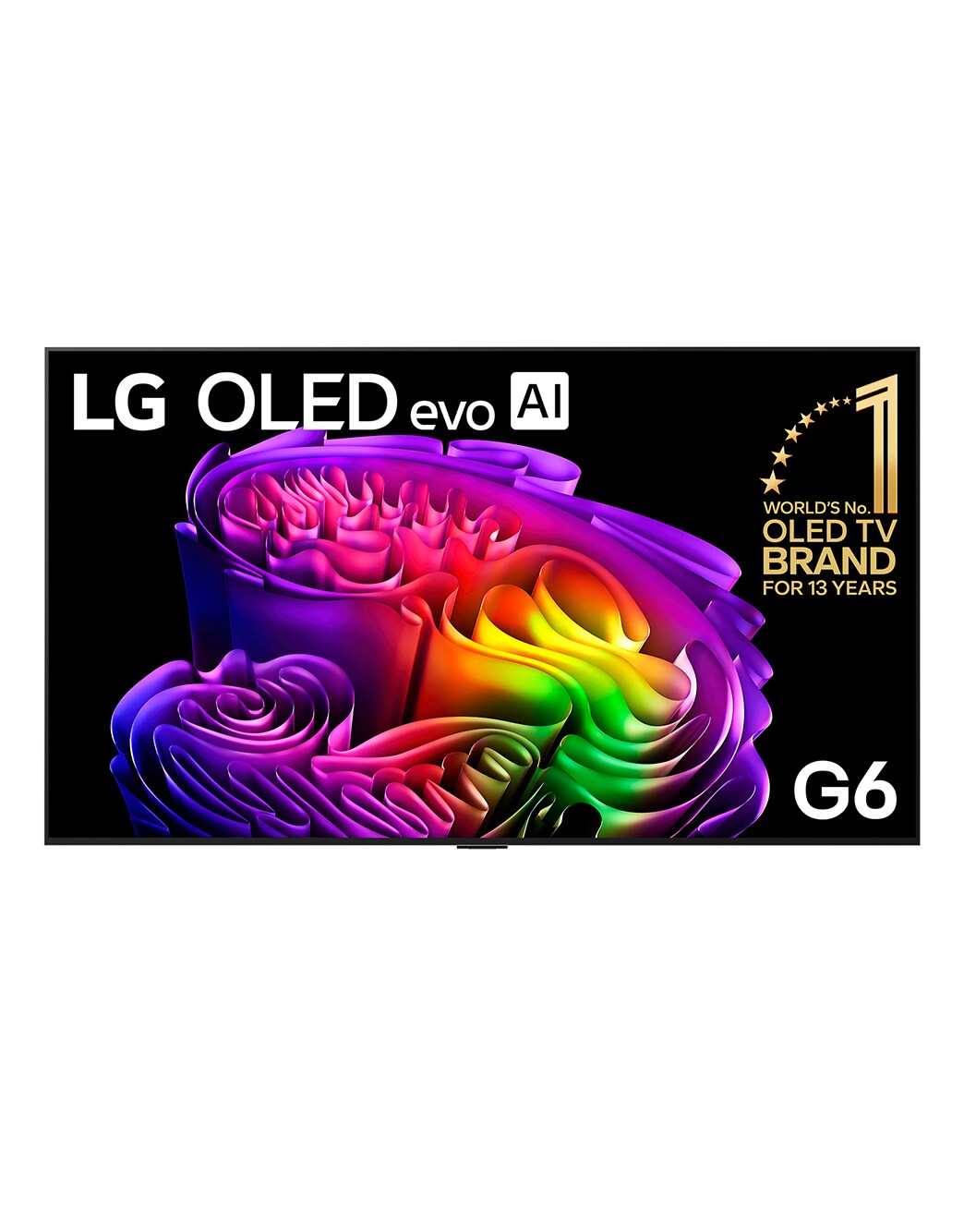 65 Inch LG OLED evo AI G6 4K Smart TV 2026 - OLED65G66LW | LG New Zealand