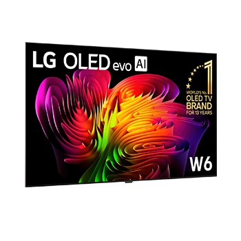 77 inch Wallpaper TV LG OLED evo AI W6 True Wireless 4K Smart TV 2026