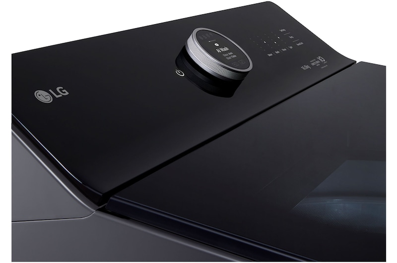 LG 16kg AI Top Load Washer - AI DD®, WTX10-16G, Top Left Side View