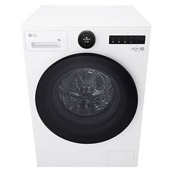 LG 9kg Series 10 Front Load Washer - ezDispense, WX10-1409W, Front View