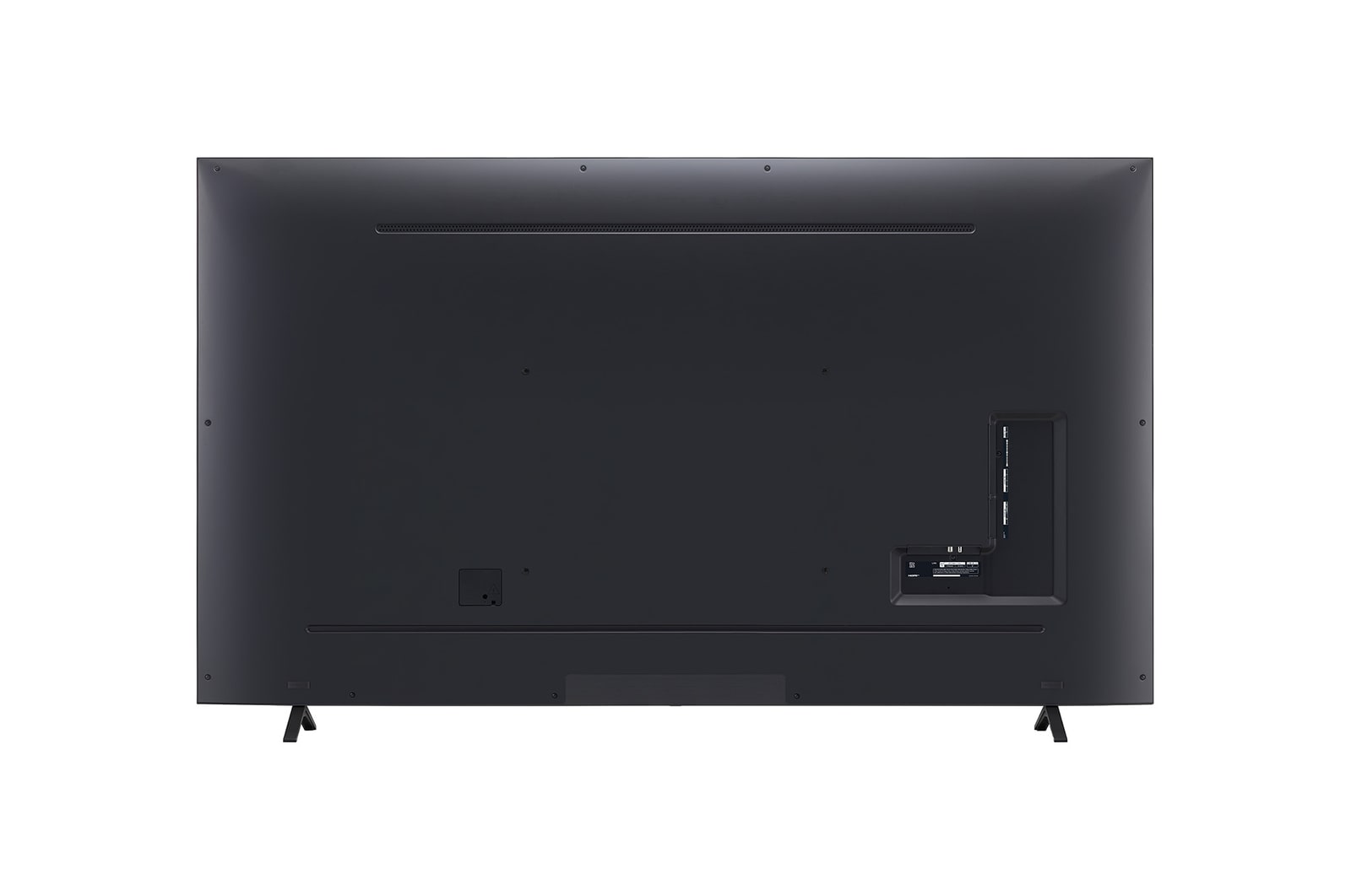 Rear view of LG NanoCell TV, NANO80