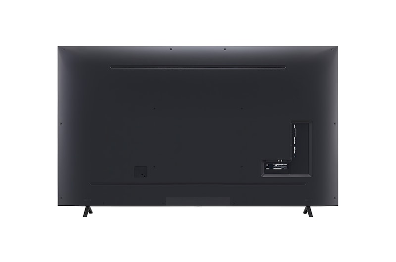 Rear view of LG NanoCell TV, NANO80