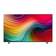 Front view of LG NanoCell TV, NANO80
