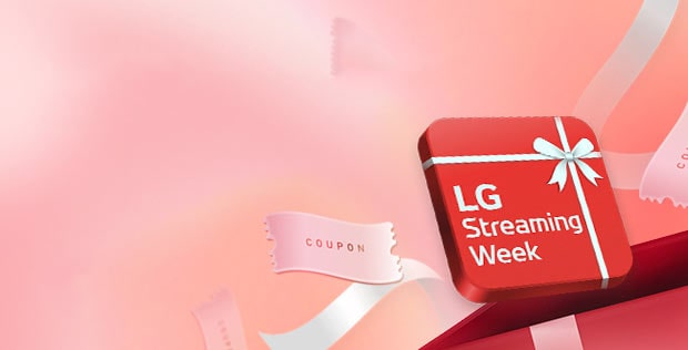 Se coloca un recuadro rojo con el texto “LG Streaming Week”.