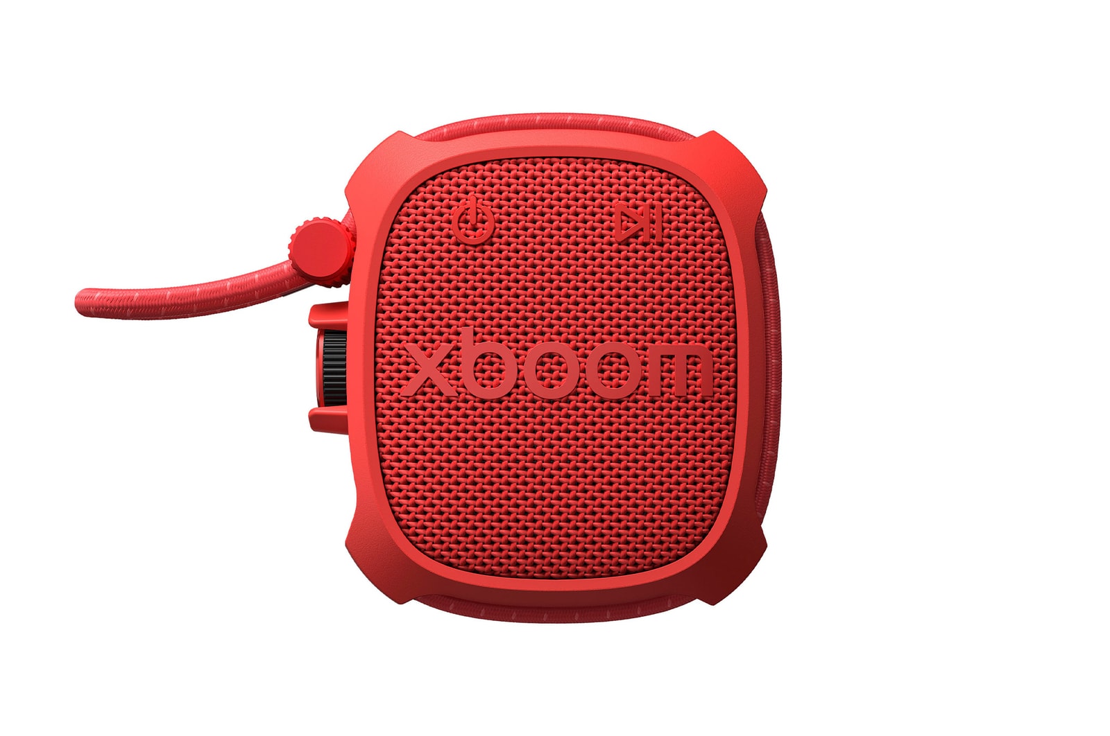 Front view of LG xboom Rock por will.i.am | Bocina Bluetooth con una durabilidad extrema para exteriores ROCK