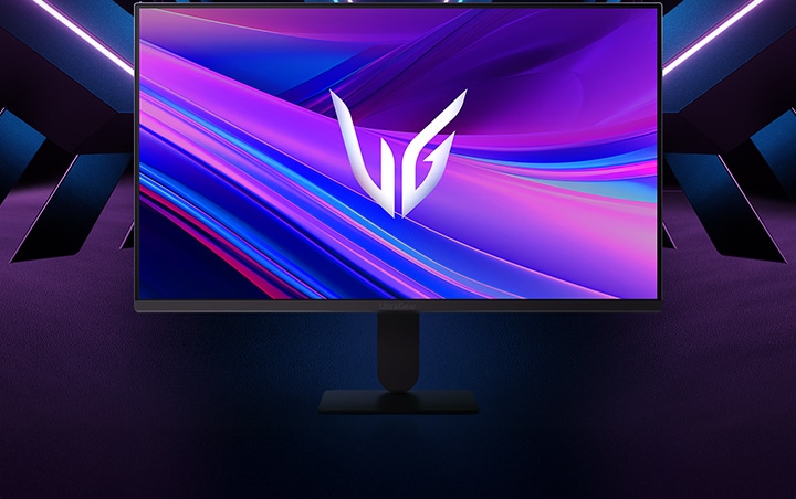 Vista frontal del monitor gamer LG UltraGear™ 27G411A.