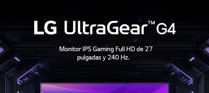 Imagen frontal del monitor gamer UltraGear™ 27G440A.
