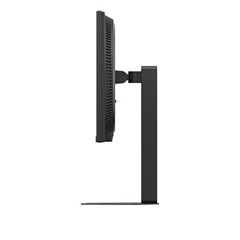 +15 degree side view of a tilted monitor