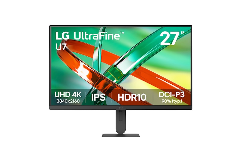 Front view of Monitor UltraFine™ U7 de 27 pulgadas, UHD 4K IPS 27U710B-B