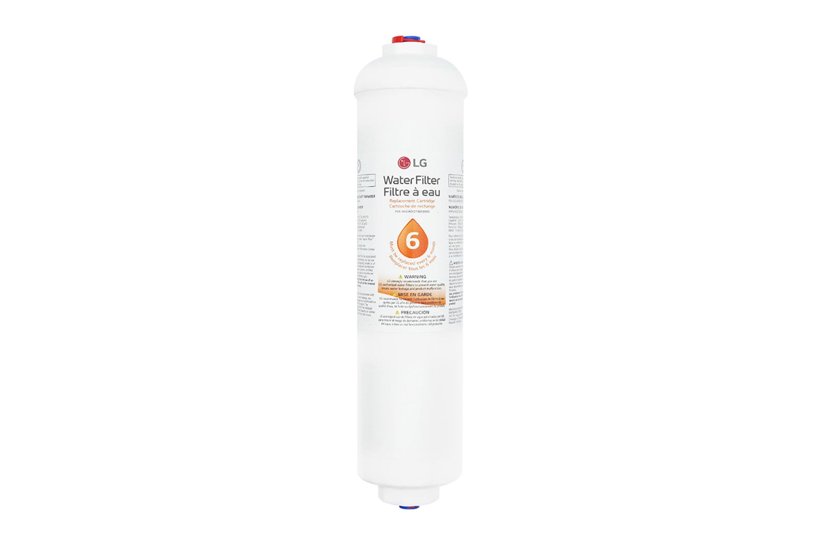 Front view of Filtro de agua para refrigerador FSS-002 (6 meses) ADQ73693903