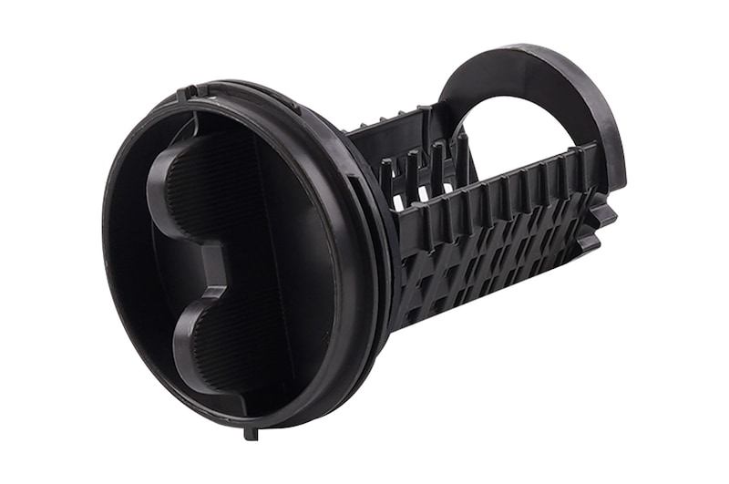 Front view of Filtro de la bomba de desagüe de la lavadora de carga frontal 383EER2001A