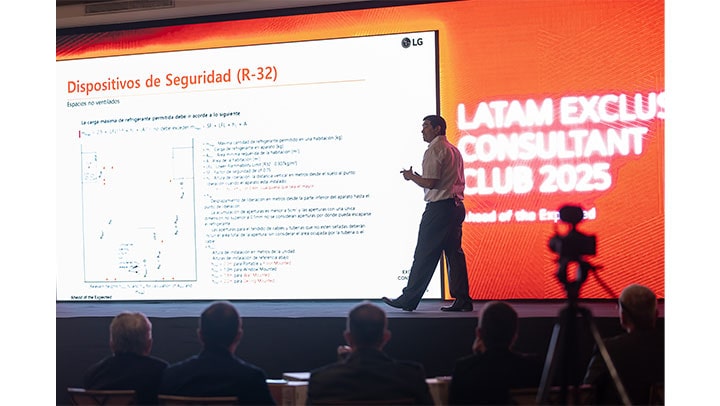 Ingeniero José Barsallo LG México, soluciones climatización hoteleras.