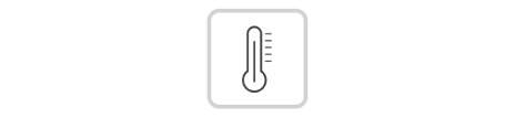 Hay un termómetro y a la derecha hay una escala que te indica la temperatura.