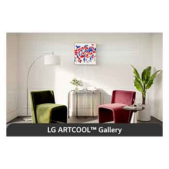 LG Aire Acondicionado ARTCOOL GALLERY  1 Ton, Frío y Calor (Voltaje 220V / 60HZ) de 12,300 BTU/h ThinQ™, VG122H31