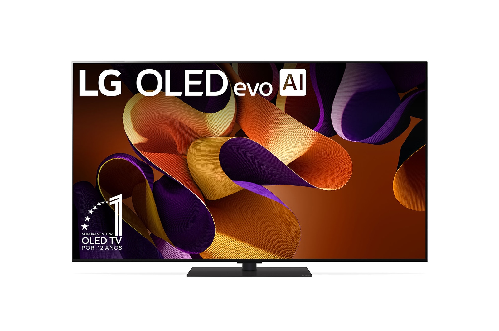 Vista lateral derecha del LG OLED evo TV, OLED G4 en la pared
