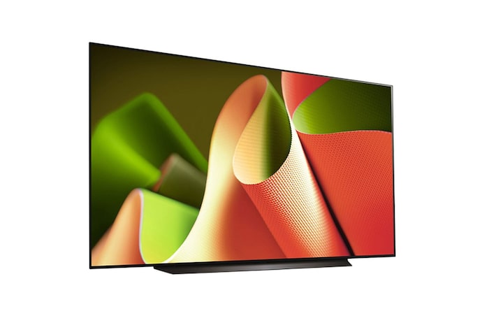 Side view of LG OLED TV, OLED B4