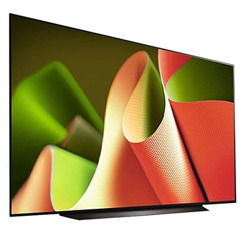 Right-facing side view of LG OLED TV, OLED B4