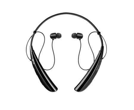 Front view of LG Tone Pro. Auriculares estéreo HBS-750 con bluetooth portátil, APTX y autonomía de hasta 15 horas HBS-750