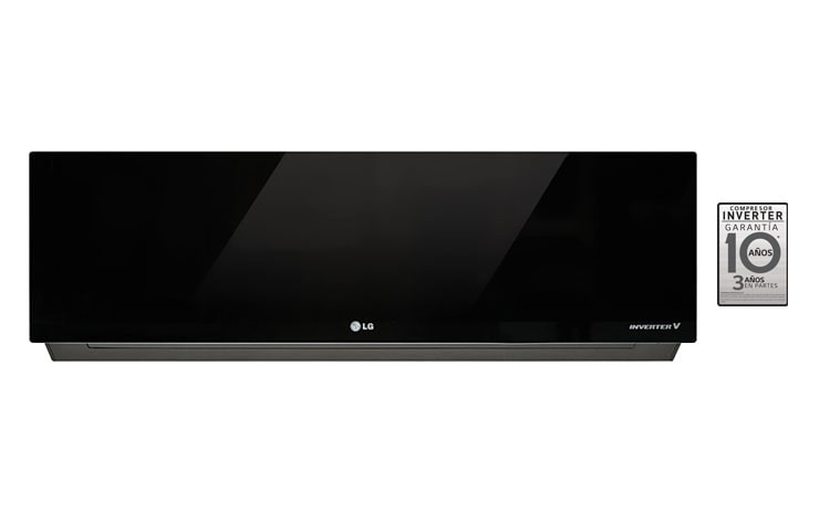 Front view of Aire Acondicionado ARTCOOL Slim-Inverter LG VR122CS. ART-COOL-SLIM-INVERTER VR122CS