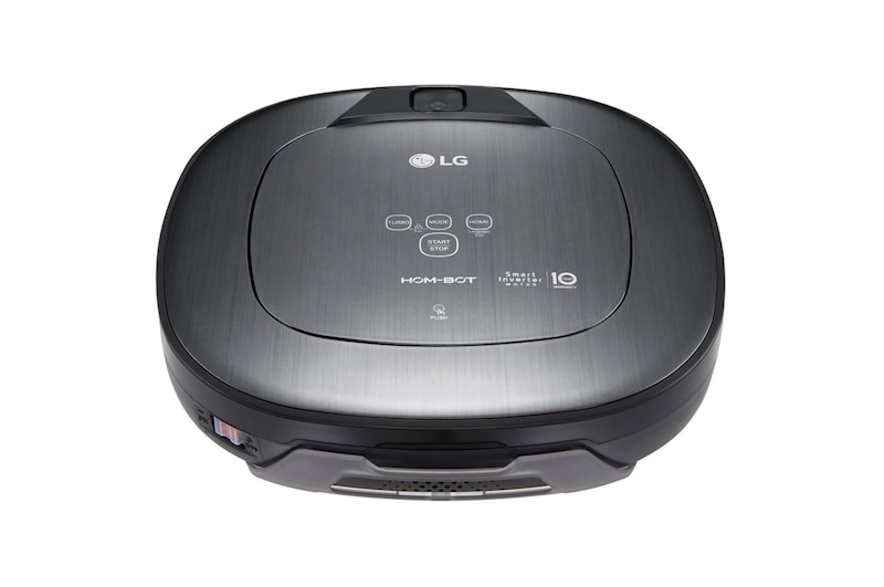 LG Robot Aspiradora Hombot con Motor Smart Inverter, Color Metálico, VR6480MS