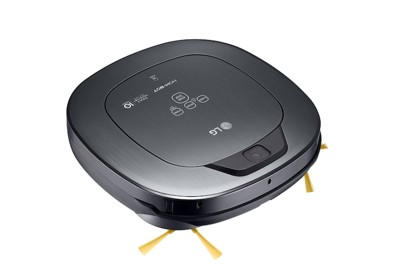 LG Robot Aspiradora Hombot con Motor Smart Inverter, Color Metálico, VR6480MS