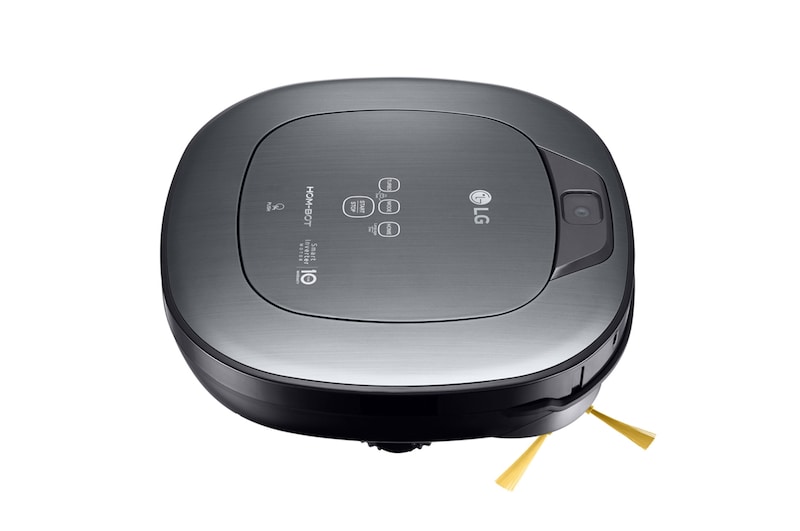 LG Robot Aspiradora Hombot con Motor Smart Inverter, Color Metálico, VR6480MS