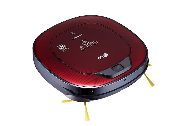 LG Robot Aspiradora Hombot con Motor Smart Inverter, Color Ruby Red, VR6480RR